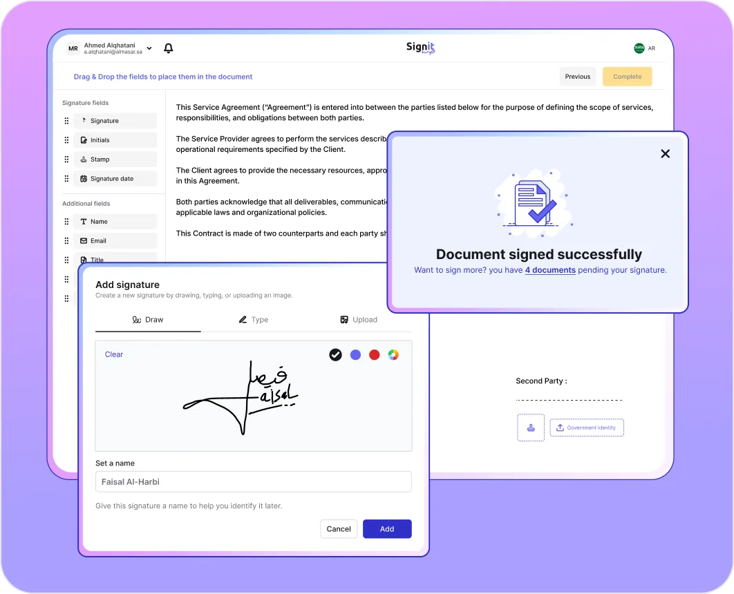 Prepare & Send in Minutes
