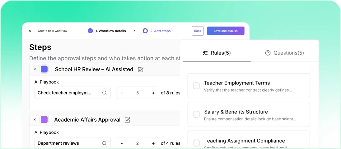Enrollment documents