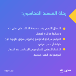 رحلة المستند المحاسبي